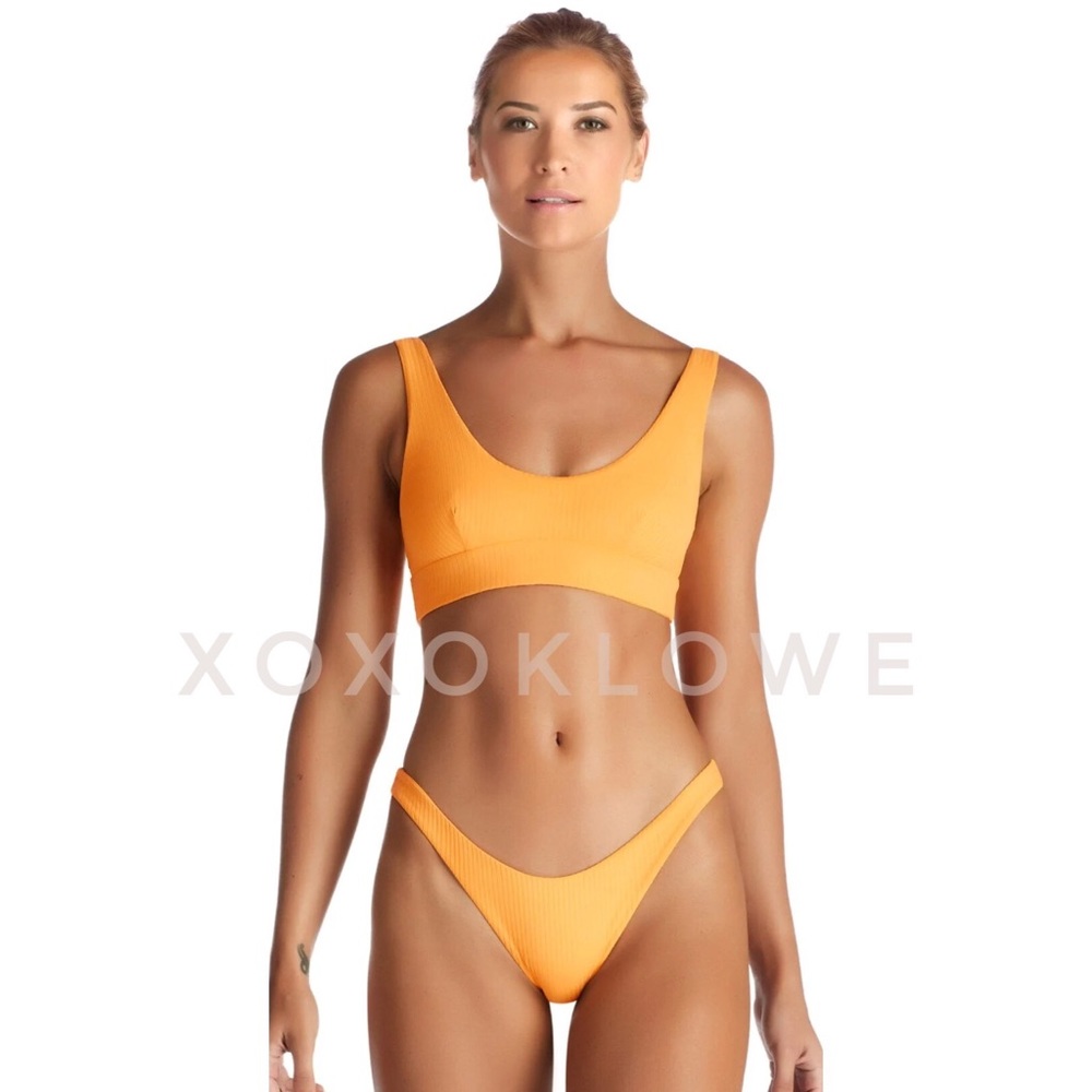 Vitamin A Sienna Tankini Top in Saffron NWT - Picture 4 of 15